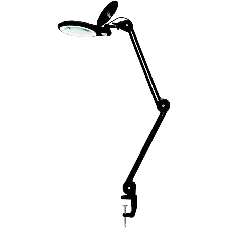 Neatfi 1200-Lumen LED Magnifying Lamp With Clamp — Dimmable, 5X Magnification, Adjustable Arm, Perfect For Reading, Crafting & Hobbies