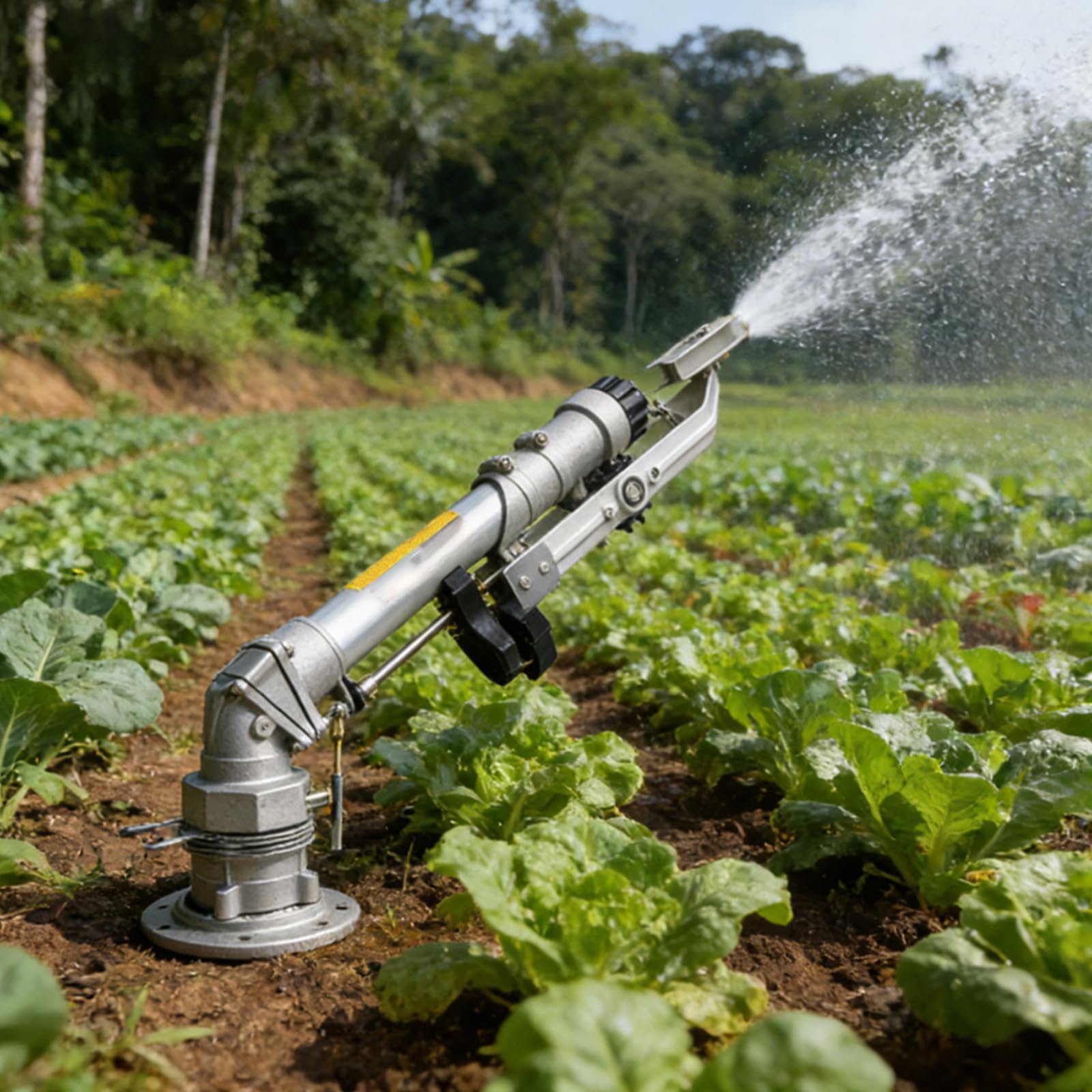 Pistolet d'arrosage Haute Pression pour l'irrigation agricole, pulvérisateur à Eau réglable pour l'irrigation des fermes, Jardins, pelouses, vergers et potagers.