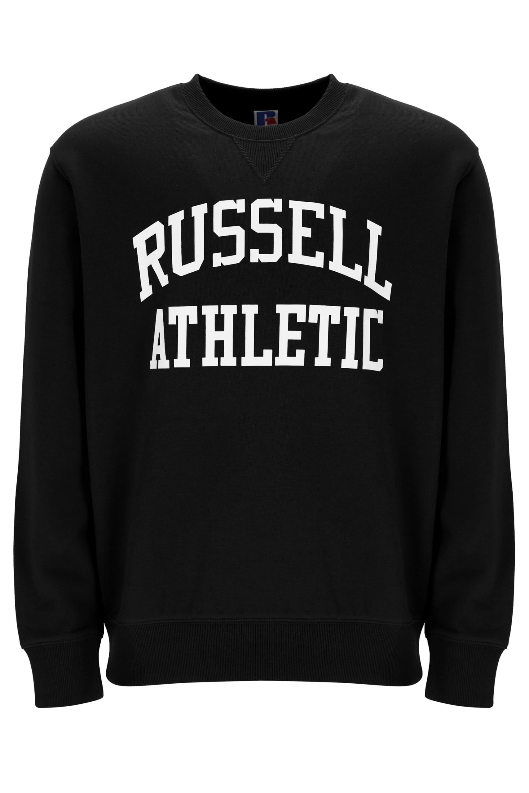 Russell Athletic Mens Iconic2-crewneck Sweatshirt Nuring Tunic, Black, S EU