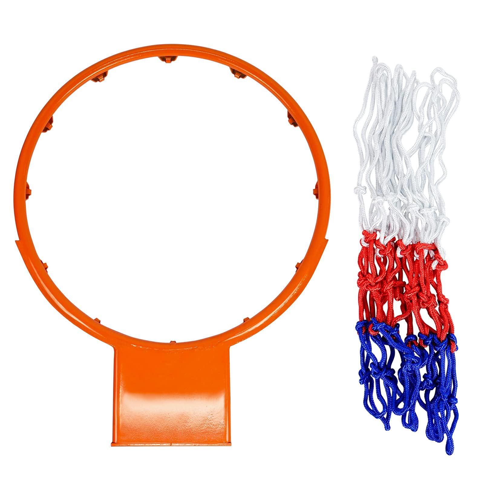 Aoneky Canestro da Basket da Muro Φ45 cm, Anello in Acciaio Massiccio da 18mm, Tabellone per Allenamento di Basket Interno e Esterno