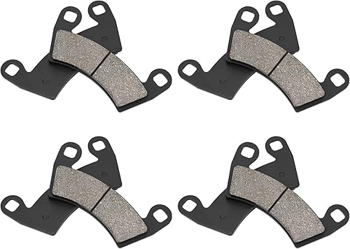 Miniatura 4 de AHL Pastillas de freno delanteras y traseras para POLARIS 700 Ranger Crew EFI 4x4 2009/800 Ranger 6x6 2010-2015 / RZR-4 XP900 RZR XP4 900