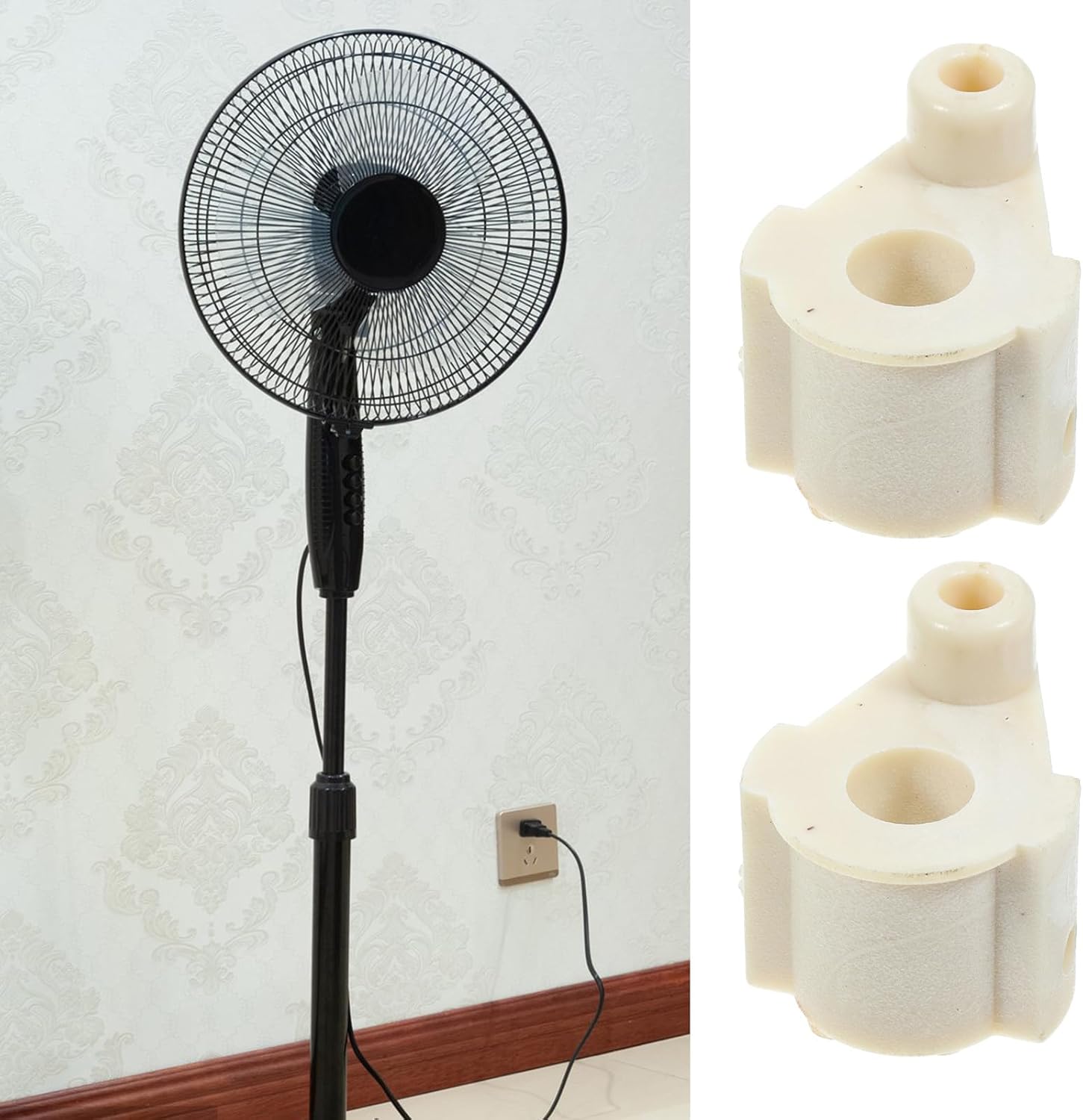 20pcs Sync Motor Knob Connector Set Rotating Shaft Connector for Electric Fan Attachment Synchronous Motor Connection Button Accessories