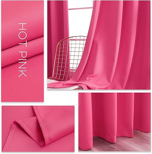 Miniatura 3 de YGO Cortinas extra anchas para ventanas de sala de estar, cortinas de oscurecimiento con ojales en la parte superior, para dormitorio, 2 paneles,