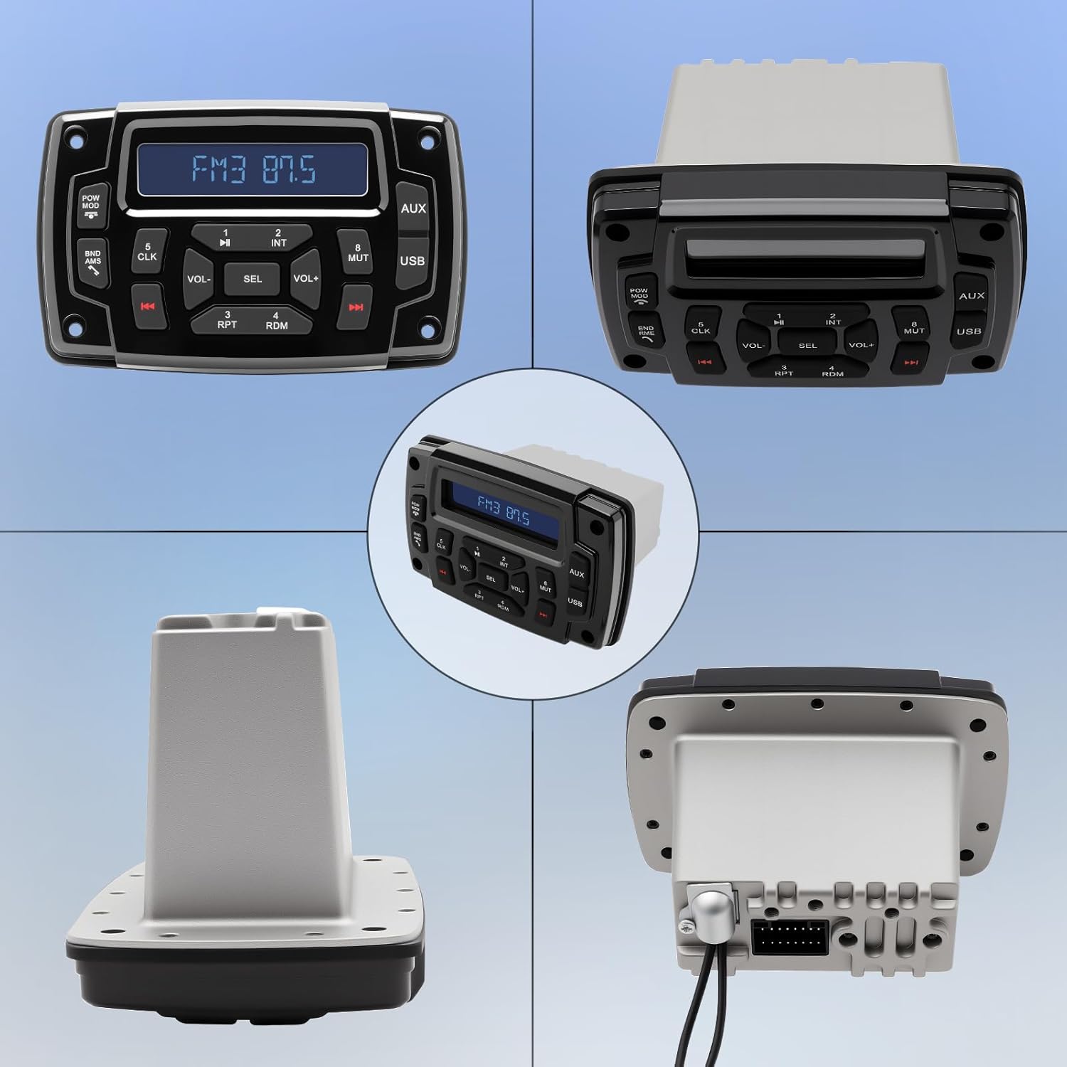 Geloo Marine Stereo Dimensions and Views