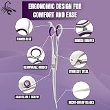 Kenchii Scorpion 8" Curved Scissor - 3