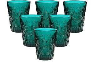PNKJ Teal Drinking Glasses