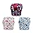 ALVABABY Swim Diapers 3pcs Reusable & Adjustable 0-2 Years Baby Girl 3SWY03