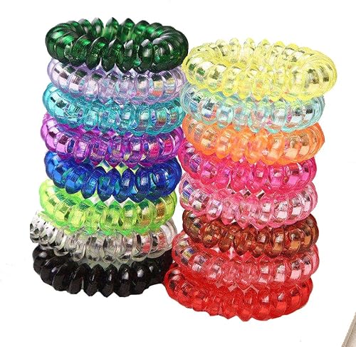 Cuerdas de pelo pequeñas de 0.8 in para niñas, bandas elásticas coloridas para el cabello, para coleta, accesorios para el cabello (mezcla de