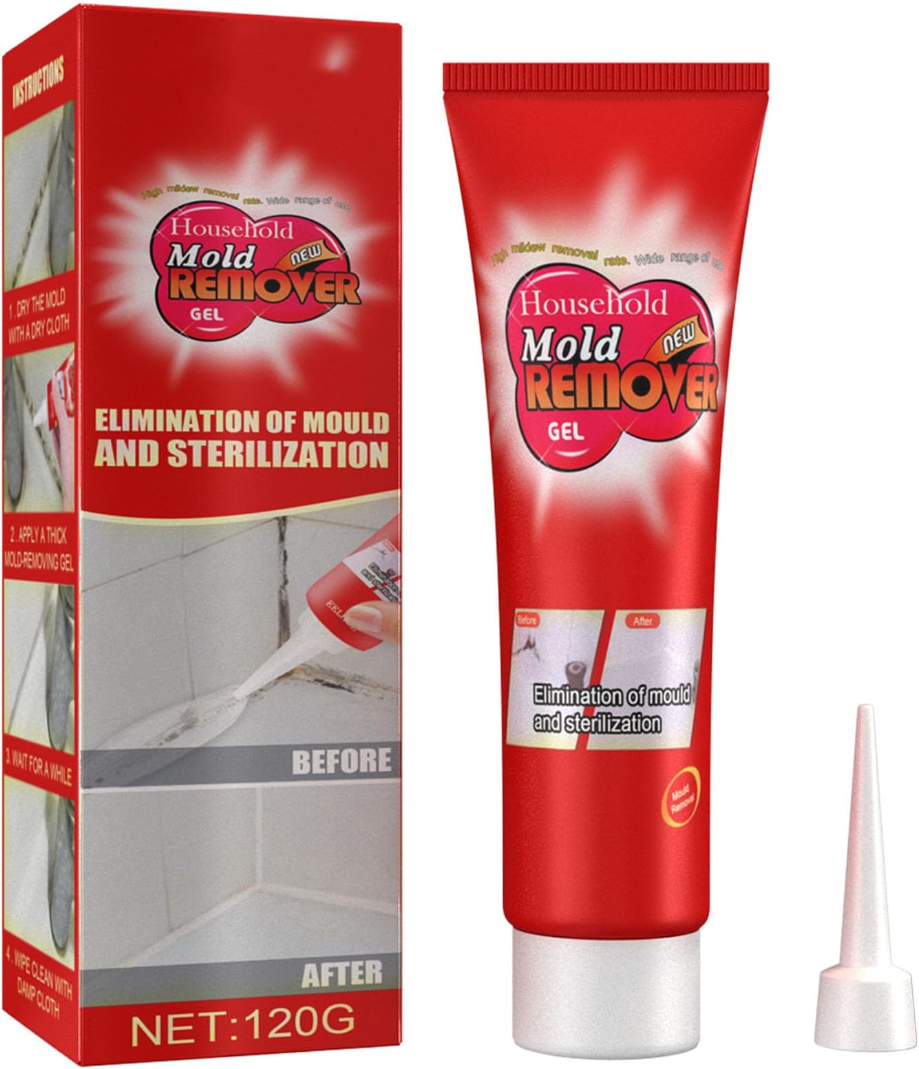 Magic Remover GEl, Household Remover GeL, Cleaner Remover Gel, Cleaning Home Tile Bathtub Remover Gel For Washing Machine Fridge Bathroom Shower