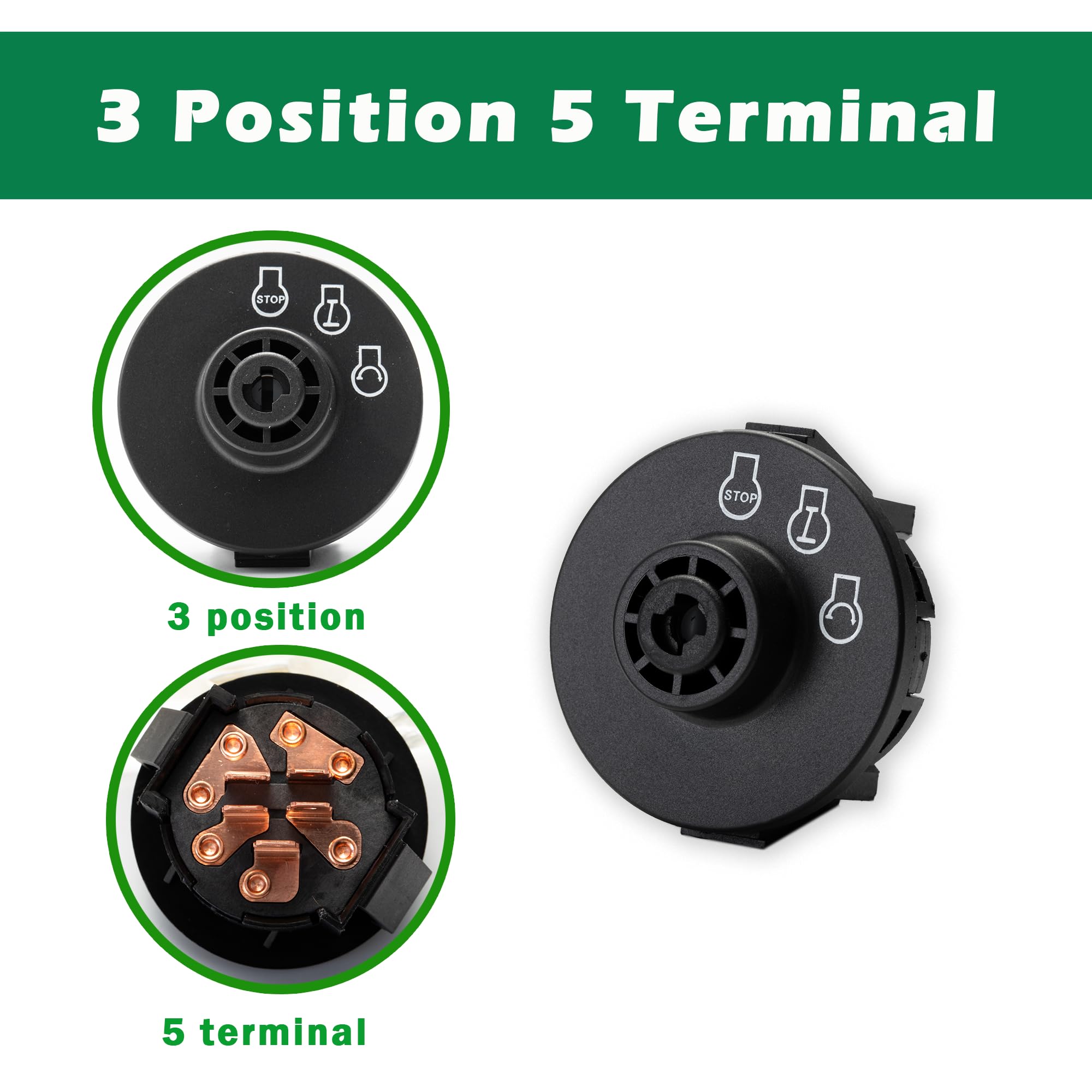 MAページ Amazon.com : SINTIKI 117-2221 137-4100 Ignition Switch with Keys 3