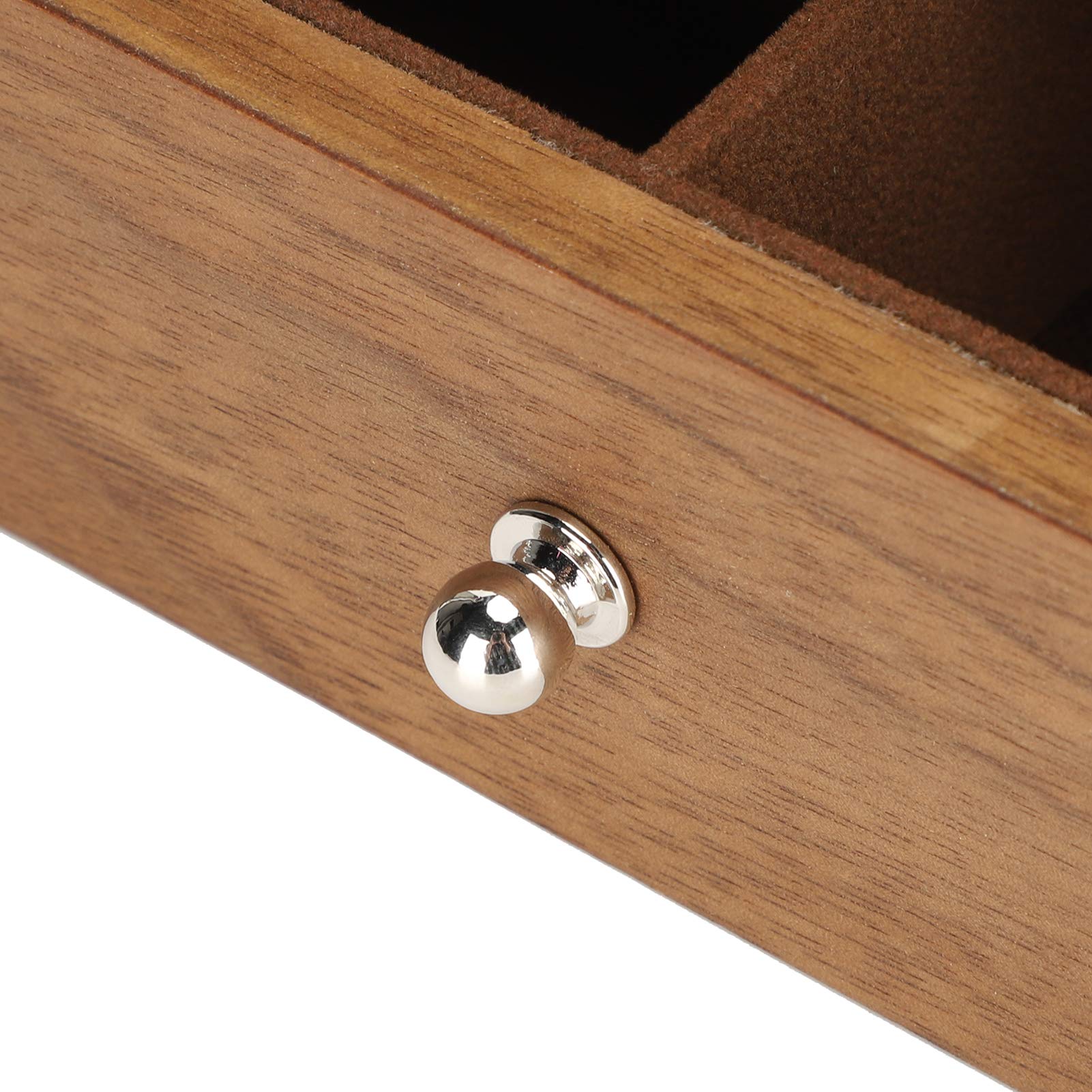 Hochwertige Aufbewahrungsbox für Brillen aus Holz mit 12 Fächern und Robustem Design, Ideal für die Persönliche Schlafzimmerdekoration und Brillensammlung