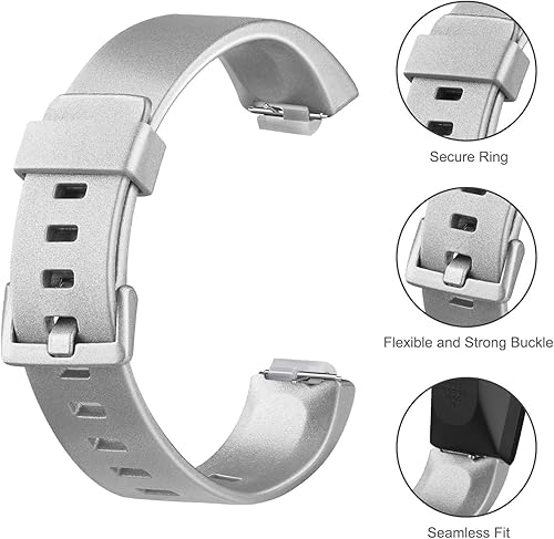 Miniatura 78 de Tobfit - Correas de reloj deportivas compatibles con Fitbit Inspire HR/Inspire/Ace 2 Fitness Tracker, para mujeres y hombres, pequeñas y grandes