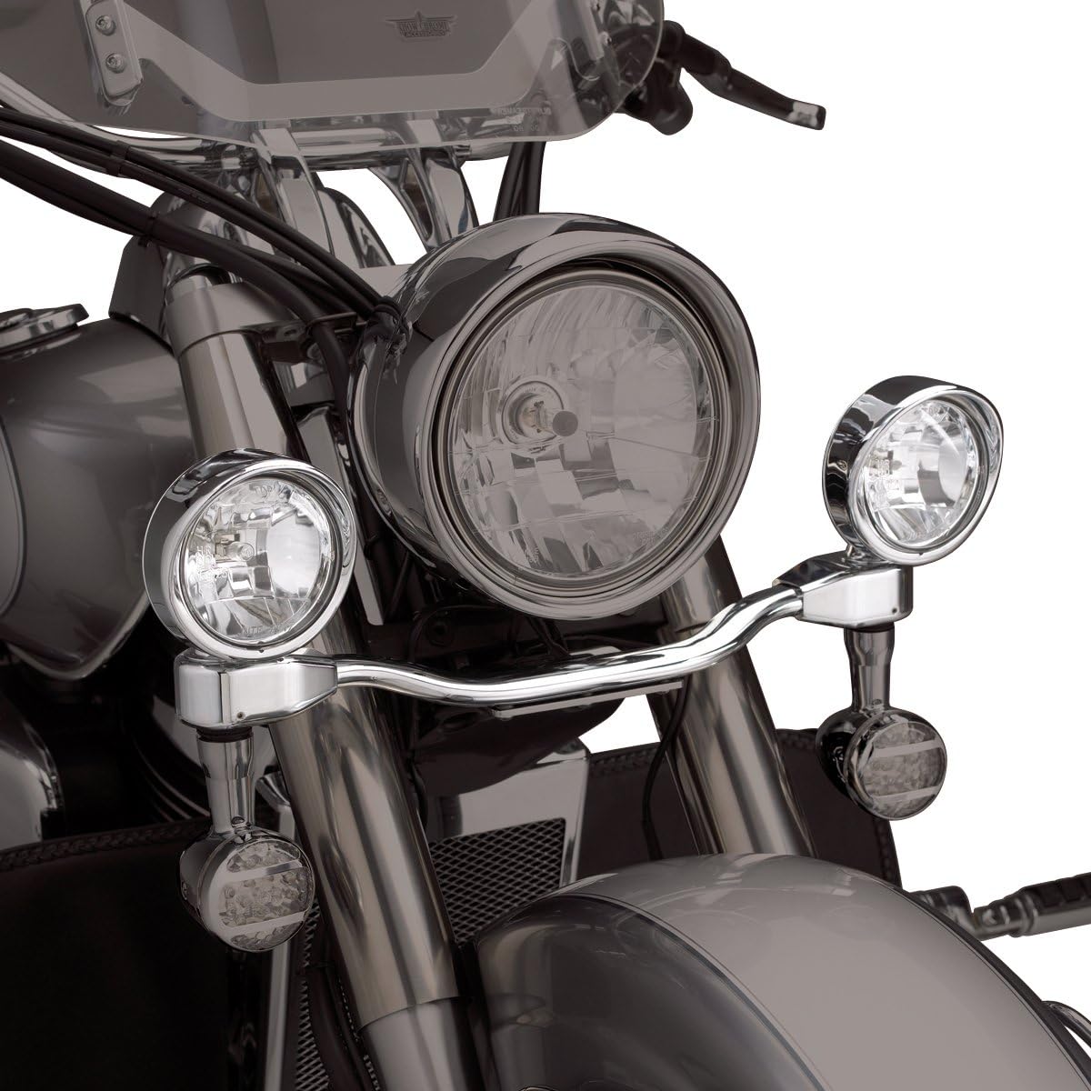 Show Chrome Accessories 71-142 Elliptical Motorcycle Driving Light Bar Kit