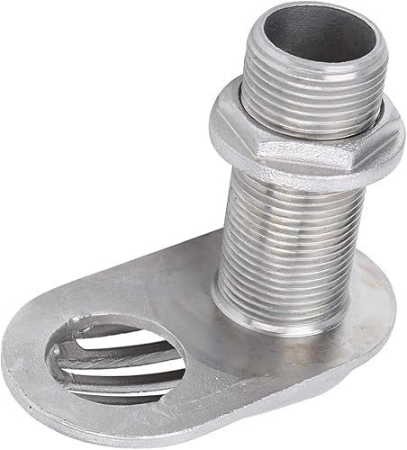 Miniatura 7 de Colador de admisión de barco marino de acero inoxidable 316 a través del casco de recogida de agua cuchara para lanchas marinas, yates, kayak, etc.