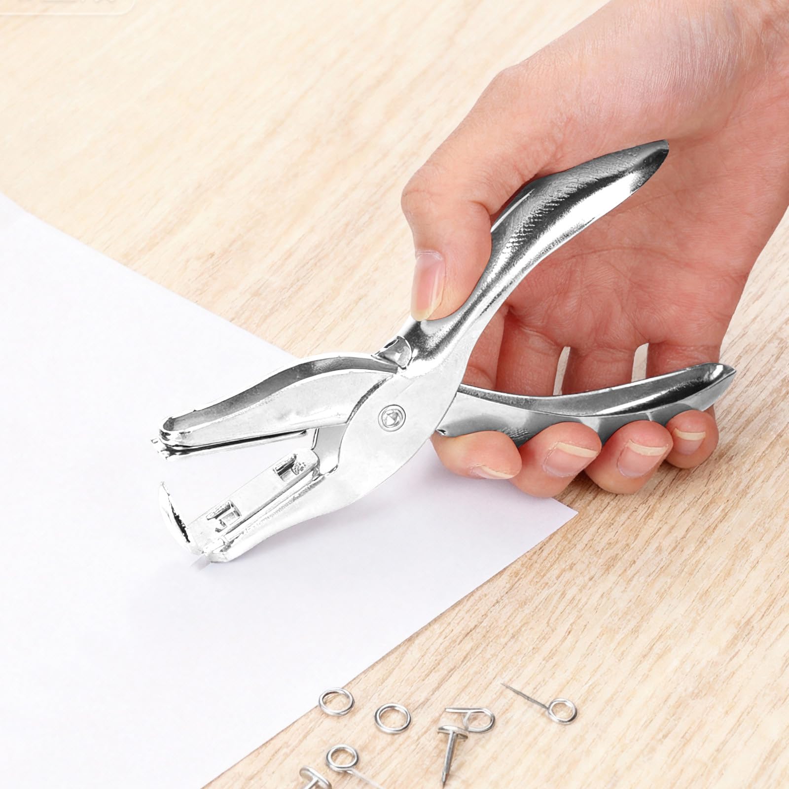 Tissting Estrattore Punti Metallici, Levapunti Universale Antiscivolo Ergonomico in Ferro Rimuovi Graffette con Facilità 20 Pagine Accessorio per Ufficio Scuola