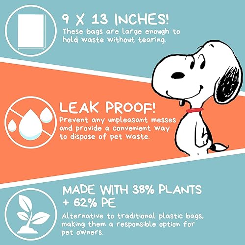 Miniatura 2 de The Original Poop Bags® Peanuts - Rollos de bolsas para excrementos de perro, aroma a naranja, grueso y resistente, 120 unidades