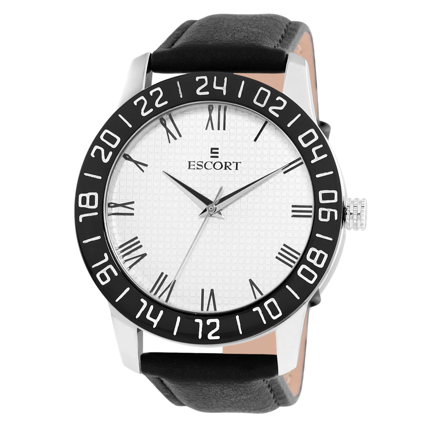 Escort Analog White Dial Men's Watch-E-1600-7107 SL