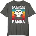 BK Panda Camisetas Animal Hombre Mujer