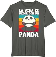 BK Panda Camisetas Animal Hombre Mujer