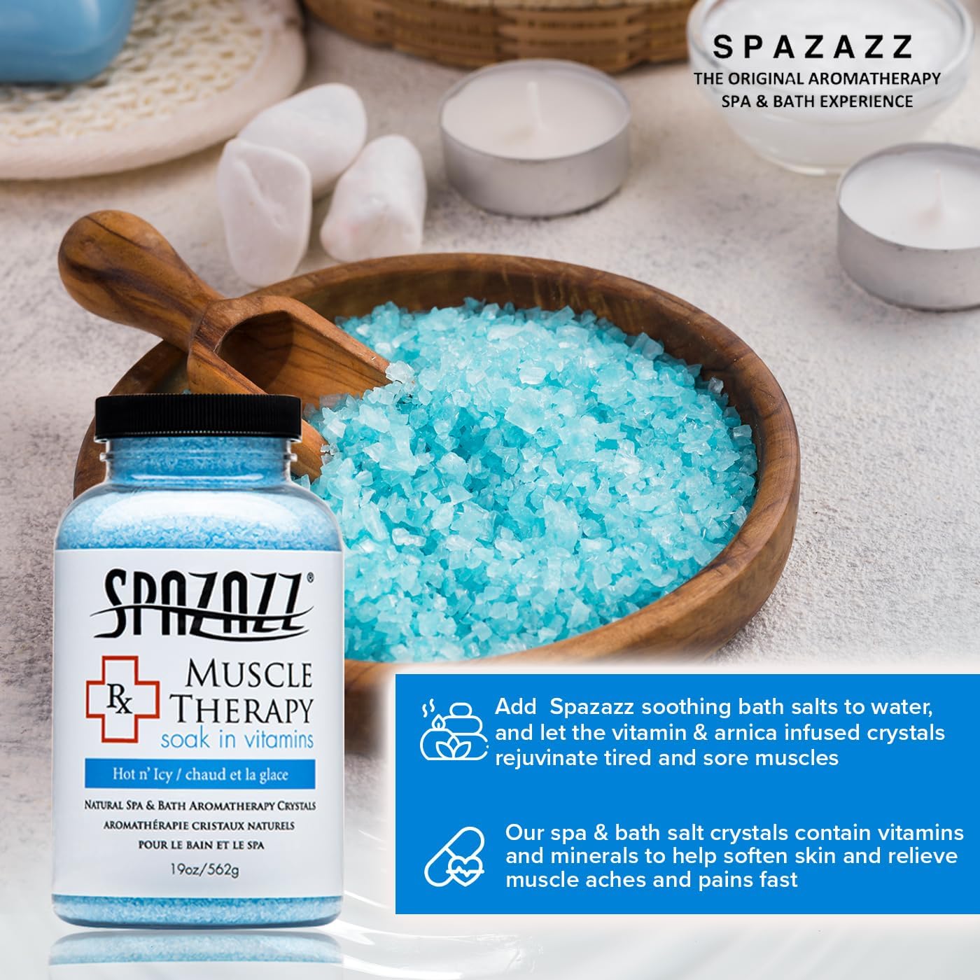 Spazazz Crystals - RX/Therapy Collection (Muscle Therapy - Hot n' Icy)
