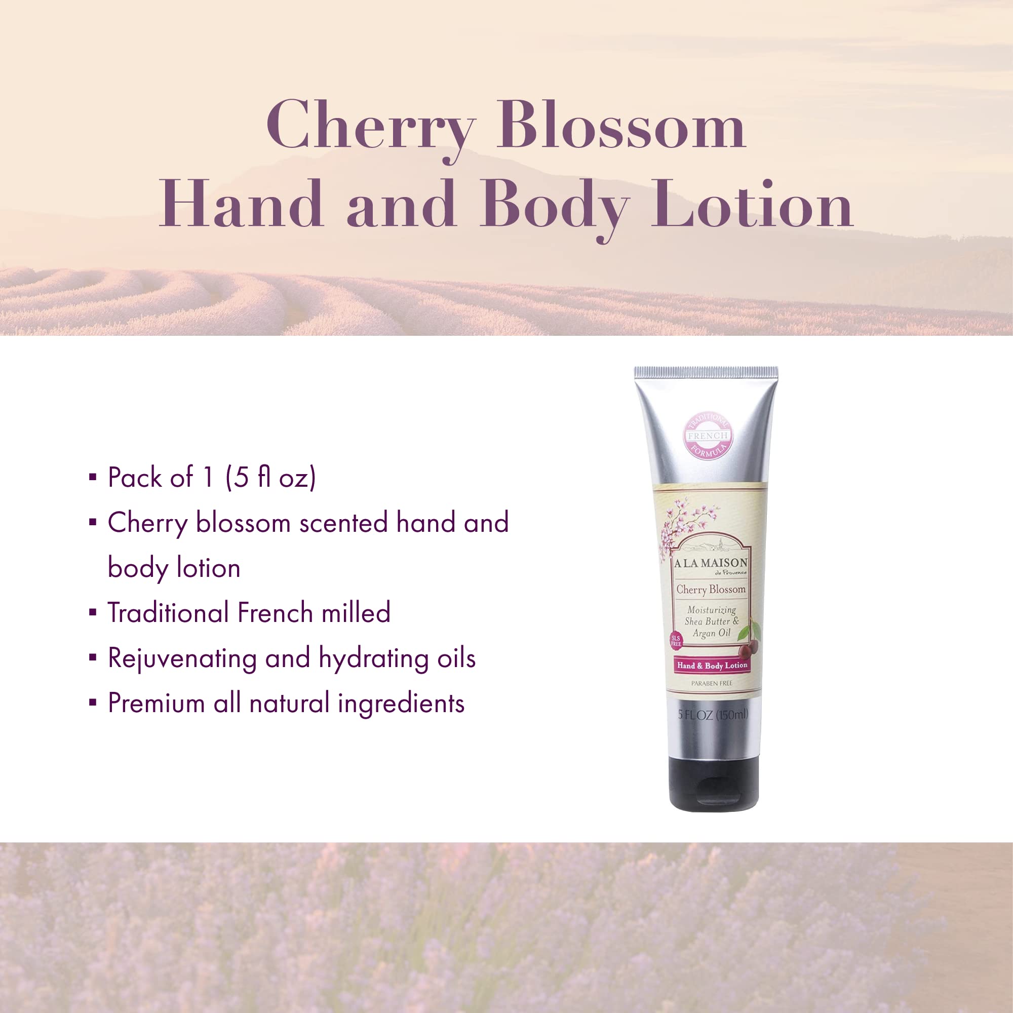 Amazon.com: A LA MAISON Cherry Blossom Lotion for Dry Skin 