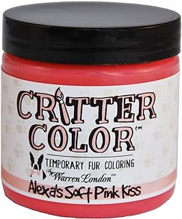 Critter Color Temporary Dog Fur Dye – Alexa’s Pink Kiss by Warren London | Bright, Washable & Non-Toxic Pet Hair Color | E...