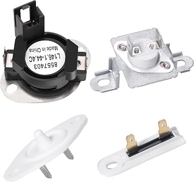 280148 Thermal Cut-off Kit 3392519 Thermal Fuse 8577274 Thermistor Dryer replacement Kit Fit For whirl-pool Dryers WED7300XW0, WED7400XW0, WED7505FW0, WED7540FW0, WED7540FW1, WED7590FW0, WED7590FW1