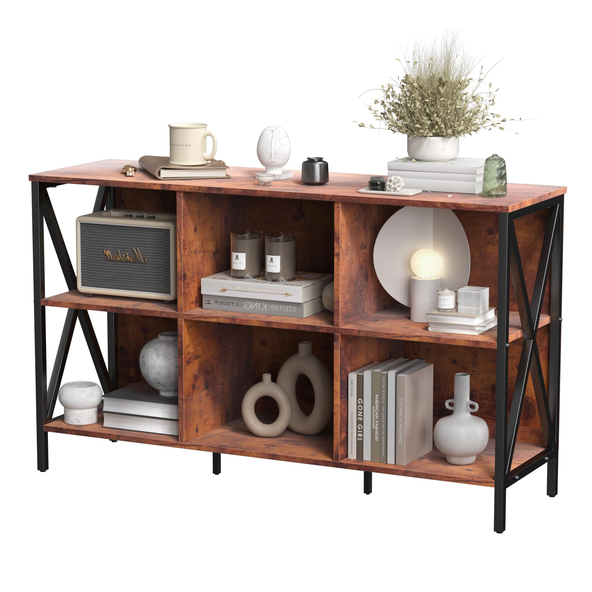 Amazon.com: Horizontal Bookshelf Bookcase,Cube Storage