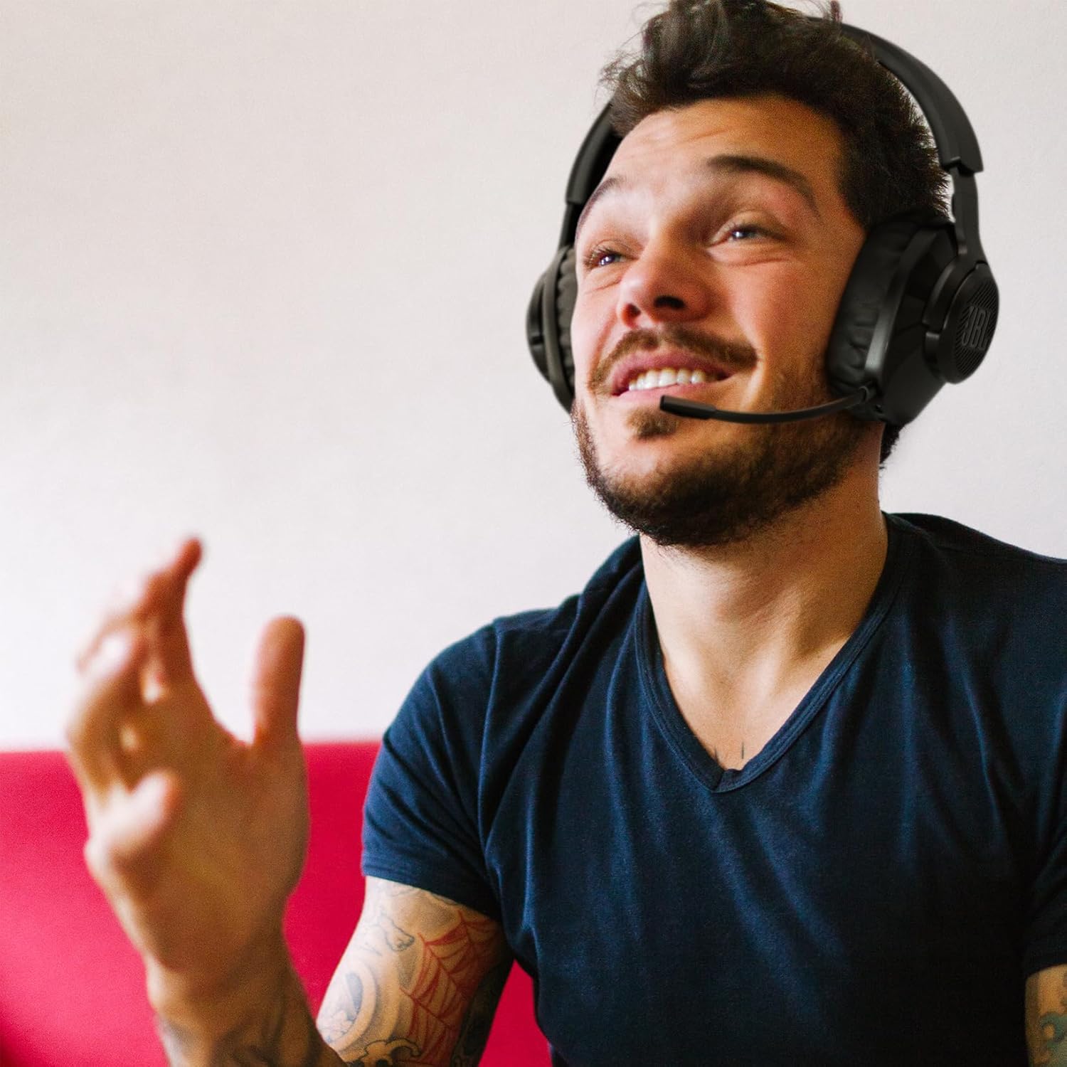 JBL Quantum 360X Auriculares inalámbricos con bluetooth para Xbox, micrófono desmontable, cancelación activa del ruido, QuantumSOUND Signature, 22 horas de batería, negro 10