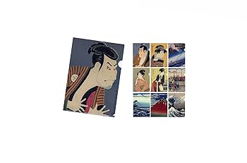 Amazon | 浮世絵クリアホルダーセット 合計【10柄】Lin-ne 北斎