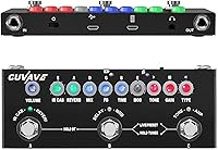 Vista 7 de SharkChili Pedal de reverberación de efecto único para guitarra eléctrica, True Bypass DIG REVERB 9 tipos de reverberación