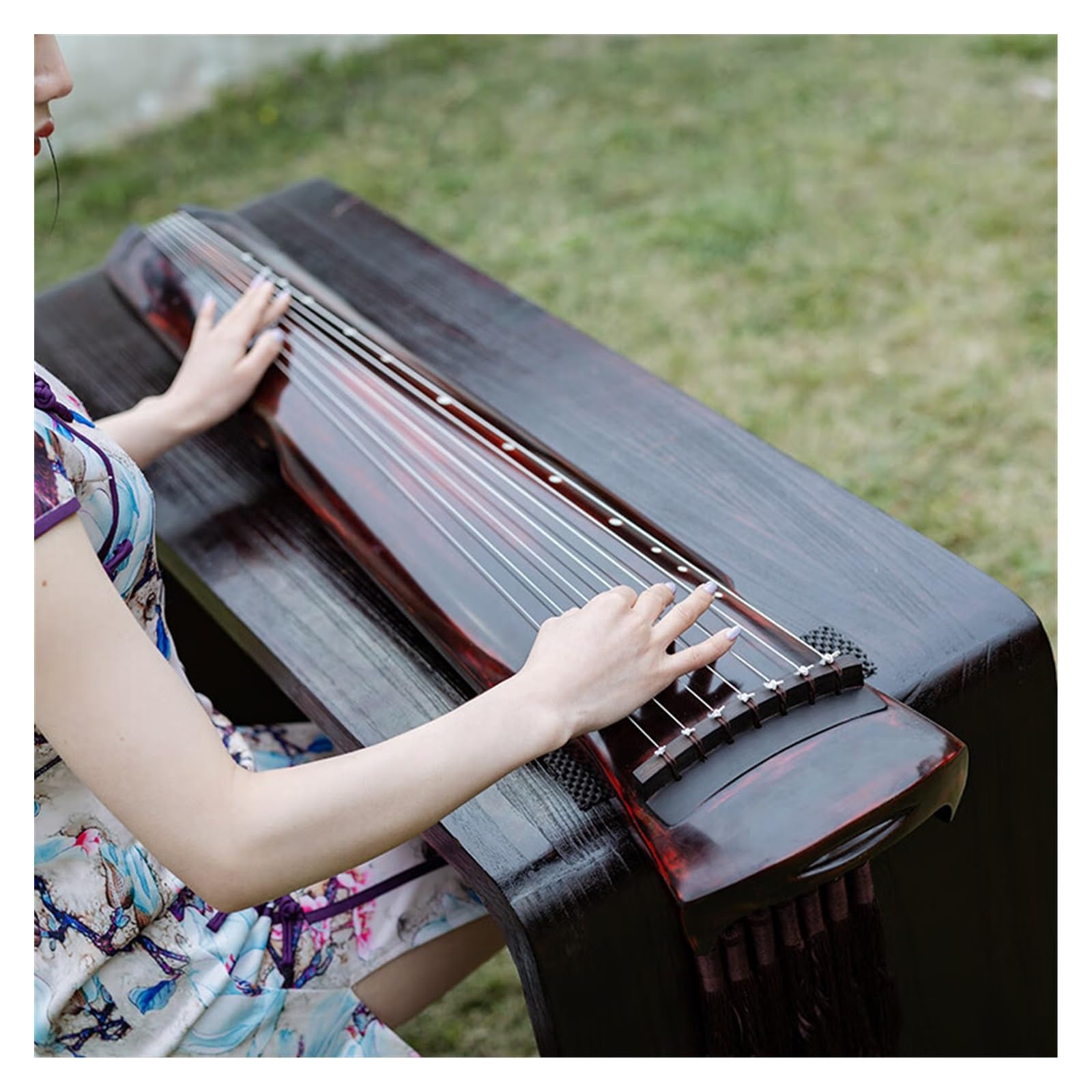 Profesjonalny Instrument Strunowy Guqin Guqin Siedmiostrunowa Cytra Wykonana Ręcznie Z Surowego Lakieru Dla Profesjonalnego Wykonania