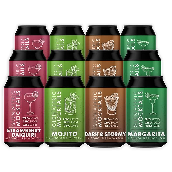 Buy Glen Affric Mocktails (330ml x 12 Cans), NonAlcoholic Cocktails