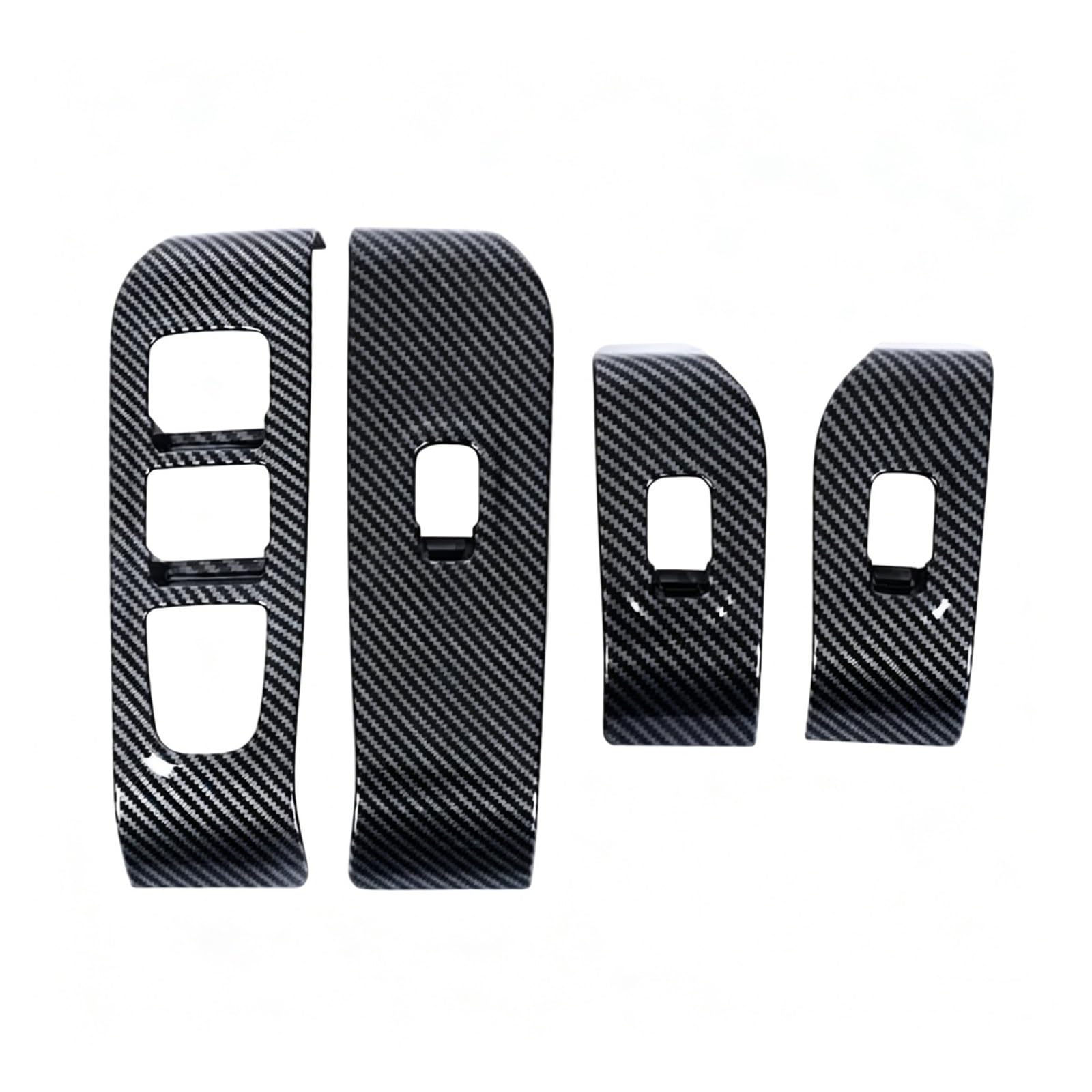 Trim Sticker Accessories for GWM for HAVAL H9 2024 2025 ABS Carbon Fibre Car Gearbox Shift Gear Panel Center Console Frame Decoration Car Interior Decoration(Window Lift Switch)