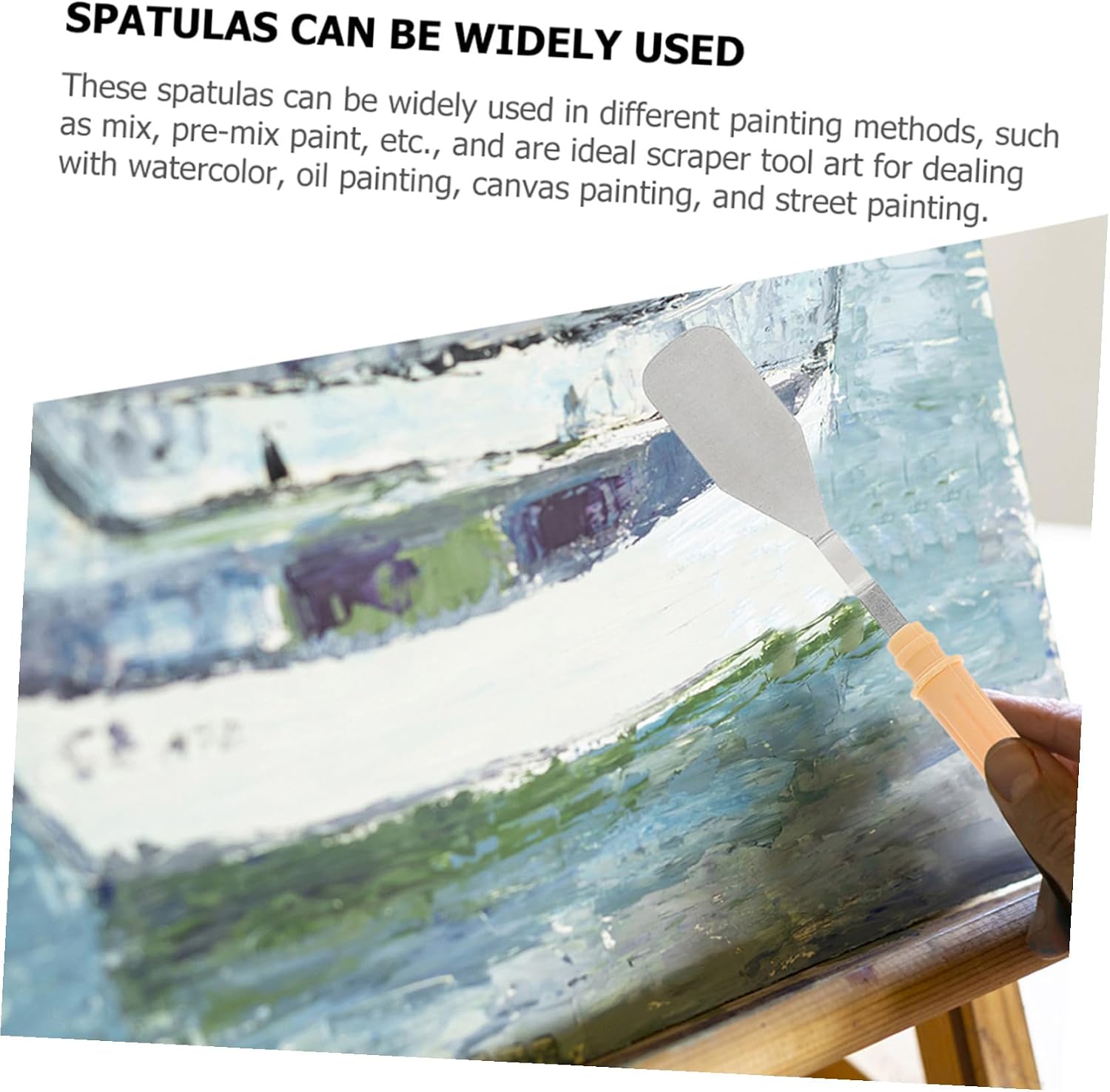 12pcs Palette Knives for Oil Painting and Canvas Mixing