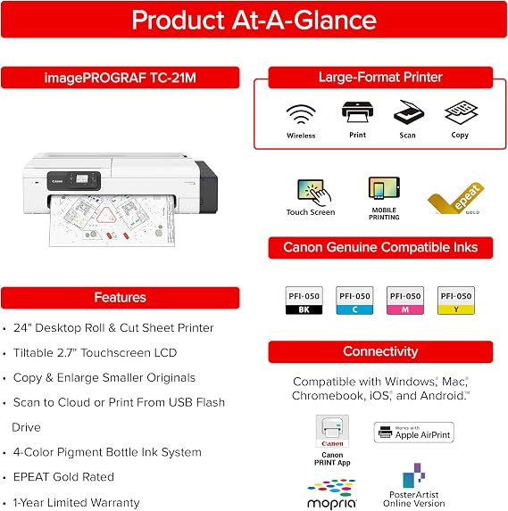 Canon imagePROGRAF TC-21M 24 Large Format Multifunction Printer
