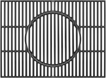 64812 Replacement Parts for Weber Gourmet BBQ System Cooking Grates GS4 Spirit II & I Spirit 300 SER, Genesis 1000-5000, Silver B/C, Gold/Platinum, for Weber Grill Parts 7638 7639 7527 65906,Cast Iron