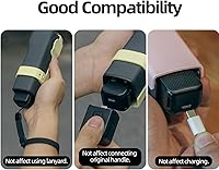 Vista 8 de Osmo Pocket 3 - Funda protectora con cordón, tapa de almacenamiento magnética para filtros y lente gran angular, cardán abatible y protector de Azul