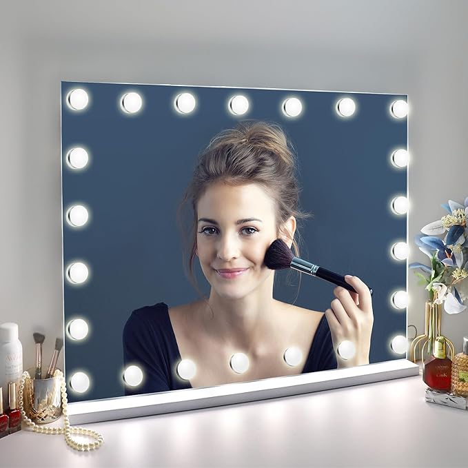 Espejo de Maquillaje con Luces 70x55 cm 22 Bombillas LED miniatura 6