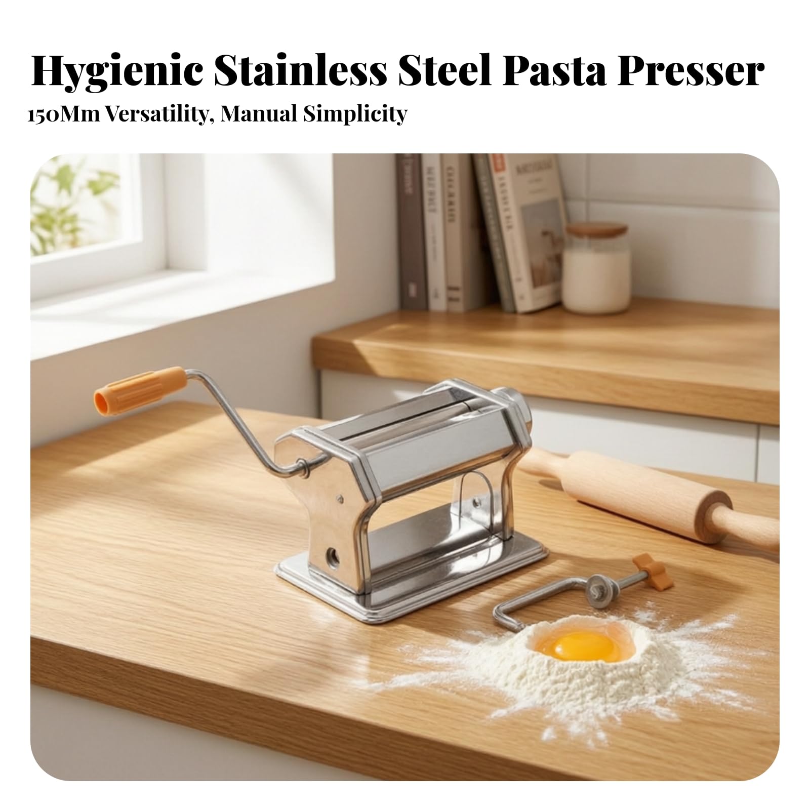 Máquina Pasta con Manija Ajustable