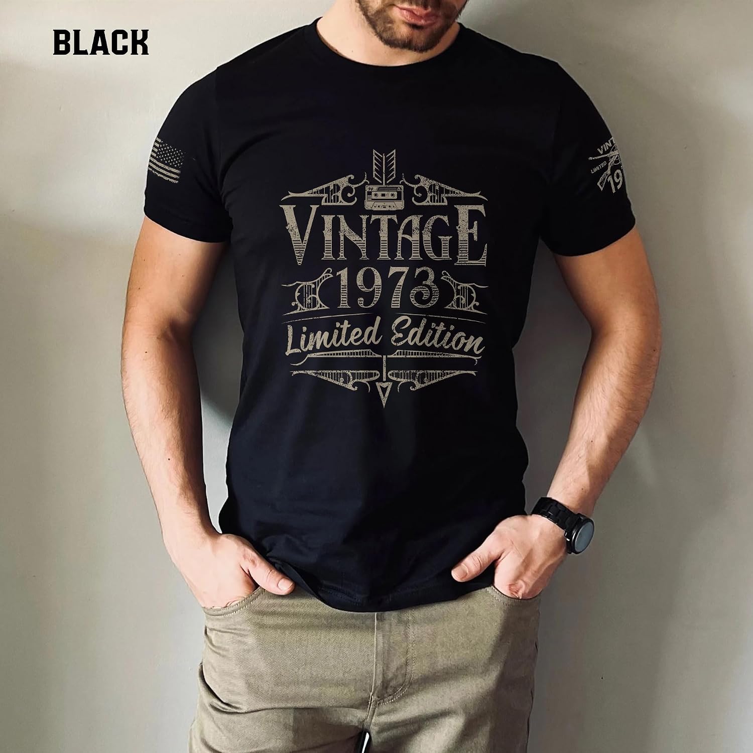 1973 Tshirt for Men, Vintage 1973 T Shirts for Men, 50th Birthday Shirt, 50th Birthday Shirts for Men 02