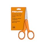 Fiskars 94817897J 94817797 Micro-Tip Scissors, 5 Inch, Orange