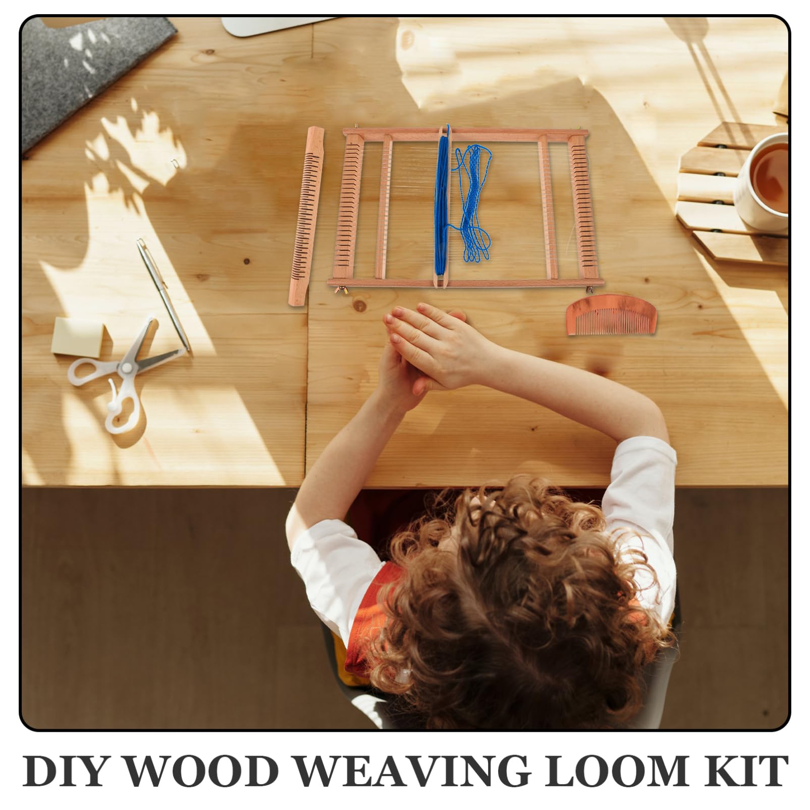 DOITOOL Telar De Madera Pequeño Para Bricolaje Marco De Novedoso Principiantes Suministros De Creativo Para Manualidades Casa