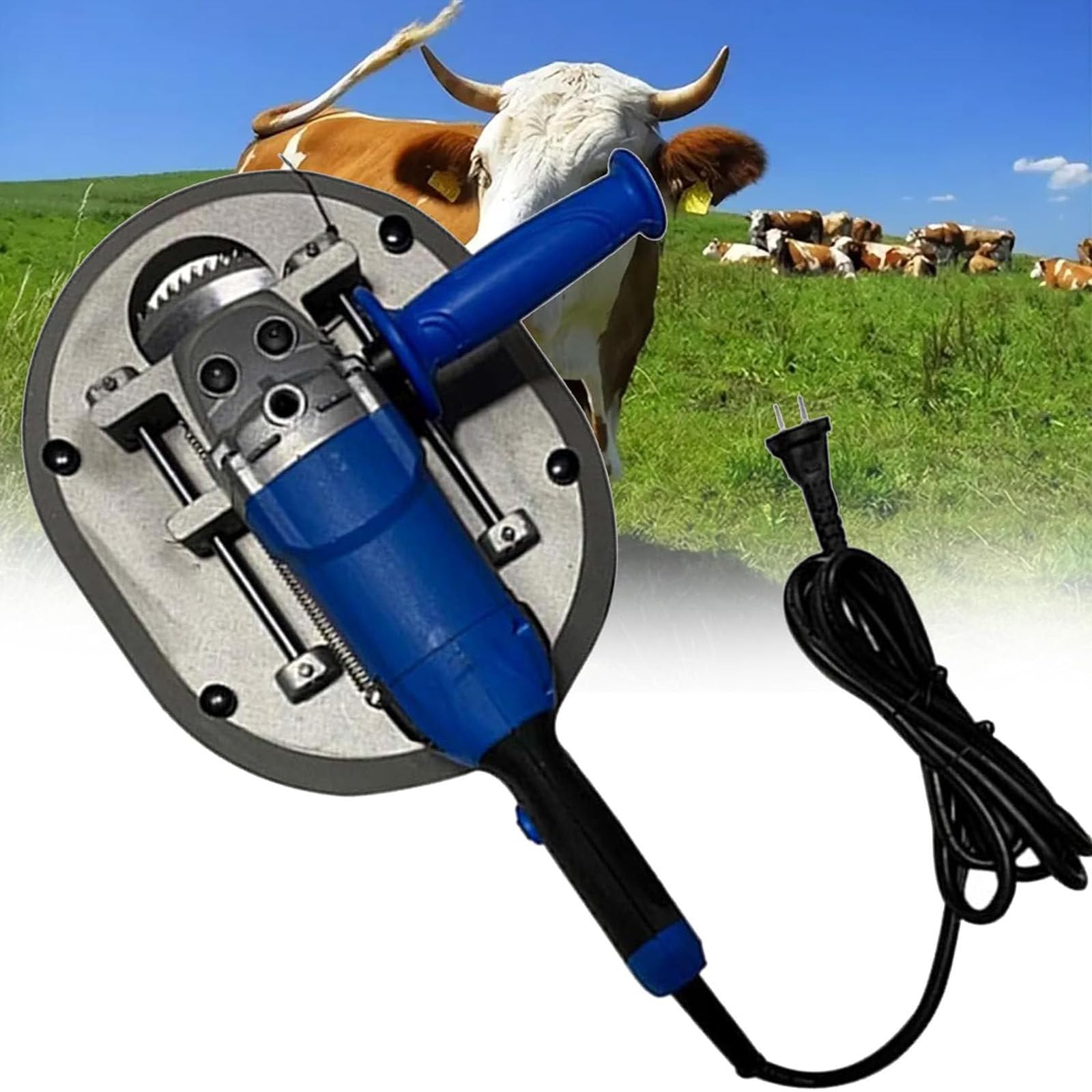PixCy Horn Cutting Machine,Cattle Painless Dehorner,Electric Dehorner for Cattle Adult Cow Horn Cutting Machine 1900w Bull Horn Remover 3.35" Diameter