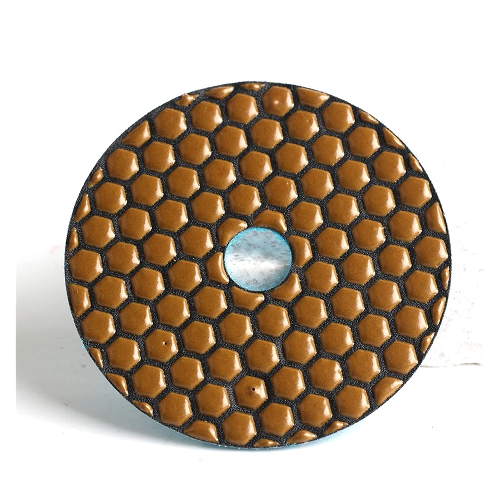CAREG 4 pulgadas 7 unids/set piedra de pulido en seco hexágono enlace de resina disco de lijado profesional apto for suelo de mármol de granito pulido en seco 100MM Durable ( Color : 1500 , Size : 100