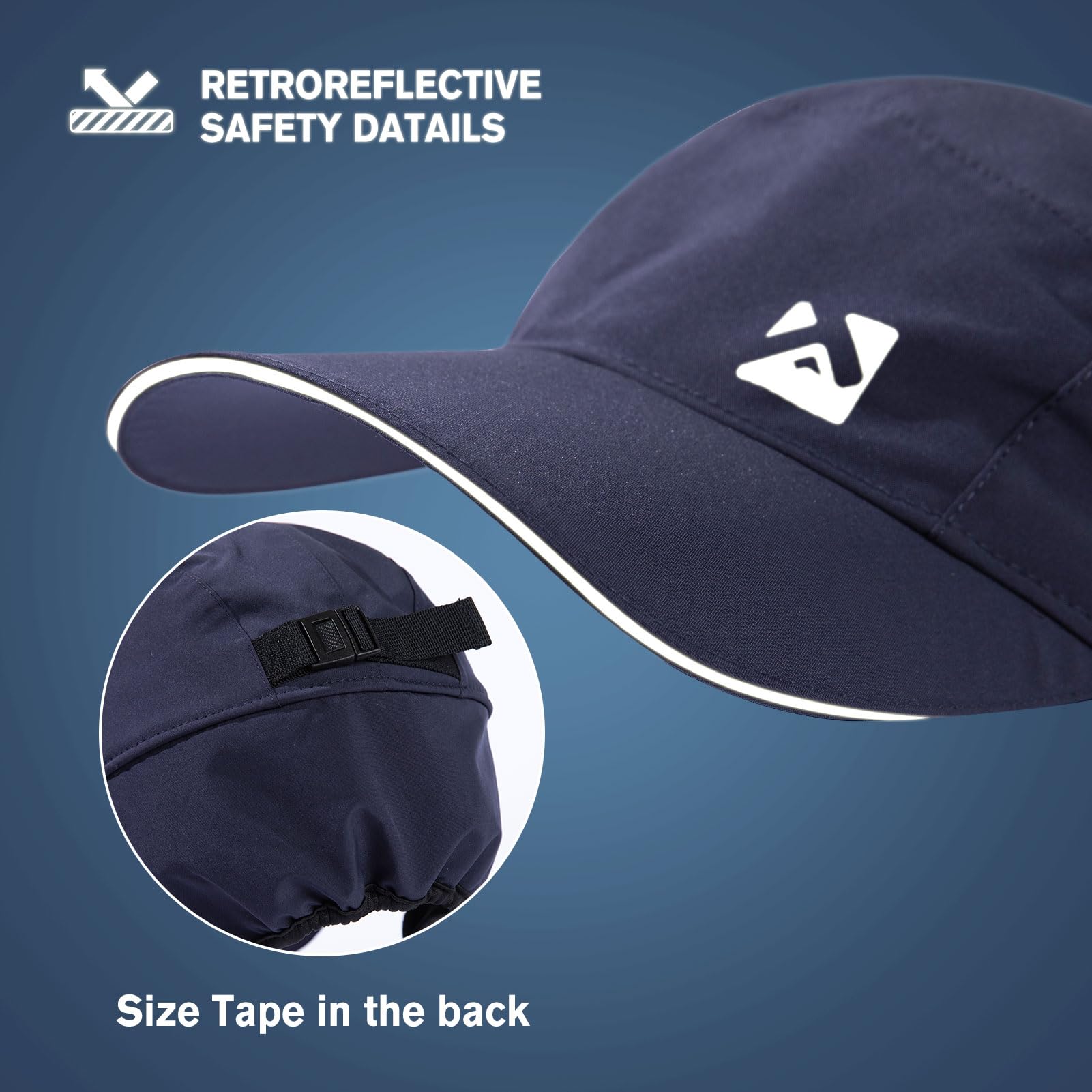 TOP-EX Gorra de béisbol de invierno para hombre, talla XL, XXL, impermeable, de forro polar, con orejeras, para clima frío, cabezas grandes