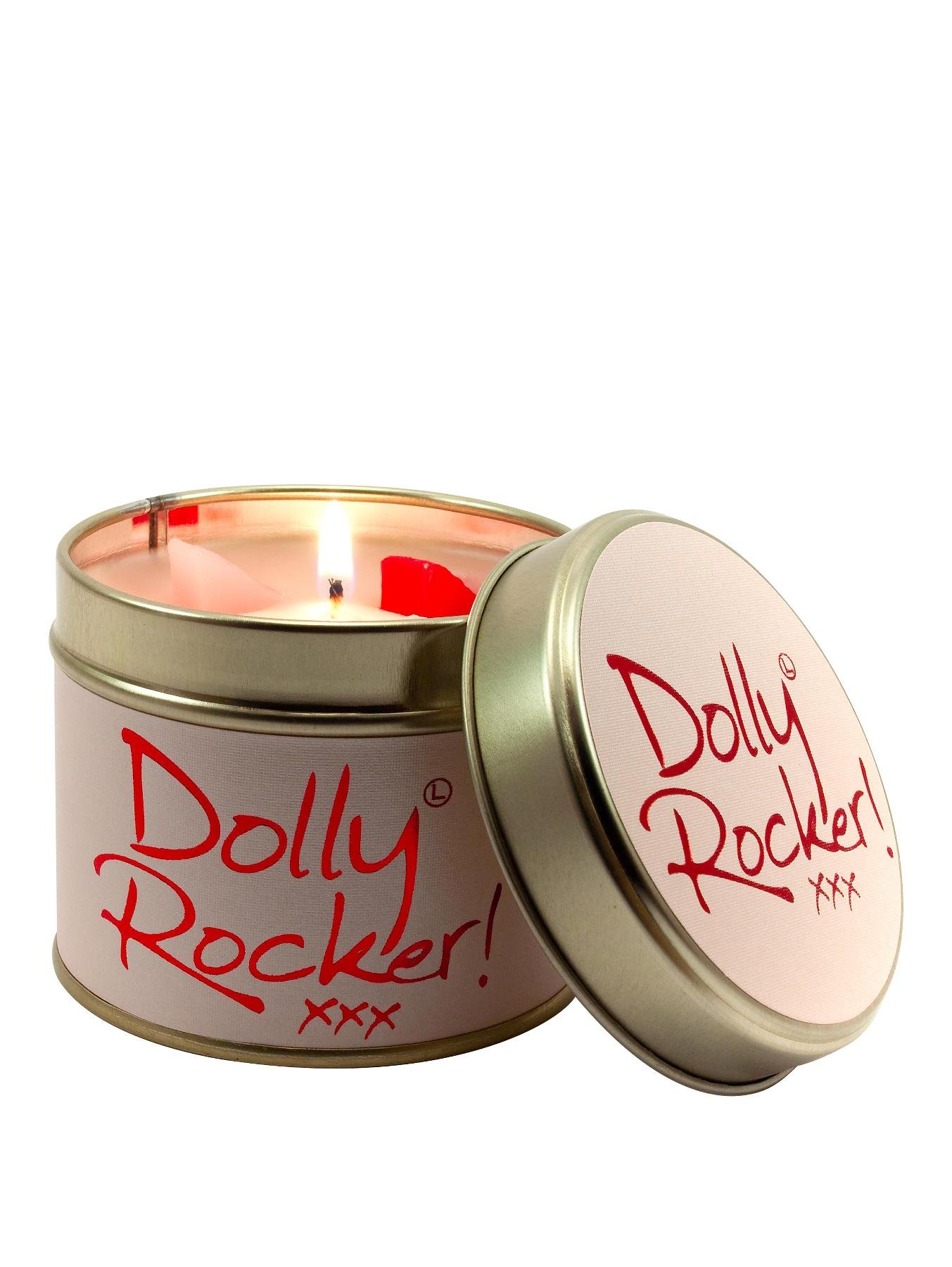 Lily-Flame Dolly Rocker! Tin Candle