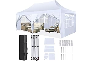 TOOLUCK 10x20 Pop-Up Canopy Party Tent: Perfect for Memorable Outdoor Events