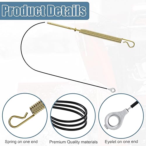 Miniatura 2 de NOFIXS 06900438 Cable de barrena compacto para barrena Ariens y tracción superior Parte # 06900438 24916003 AMP 24916303