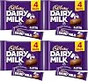 4 x Chocolate Gift Hamper NewCdbury Dairy Milk Chocolate Bar 4 Pack Multipack 108g For Christmas Easter Thanks Giving By Experts Supplies